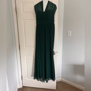 Birdy Grey - chiffon convertible dress emerald